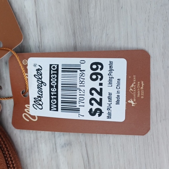 Wrangler Wholesale Lot Of 6 Coin Purse/key Ring Purse Charm NWT - Picture 6 of 11